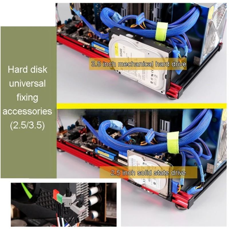 Casing Komputer ATX Test Bench - Aluminum Open Frame Test Bench Water Cooling ulasan dan harga